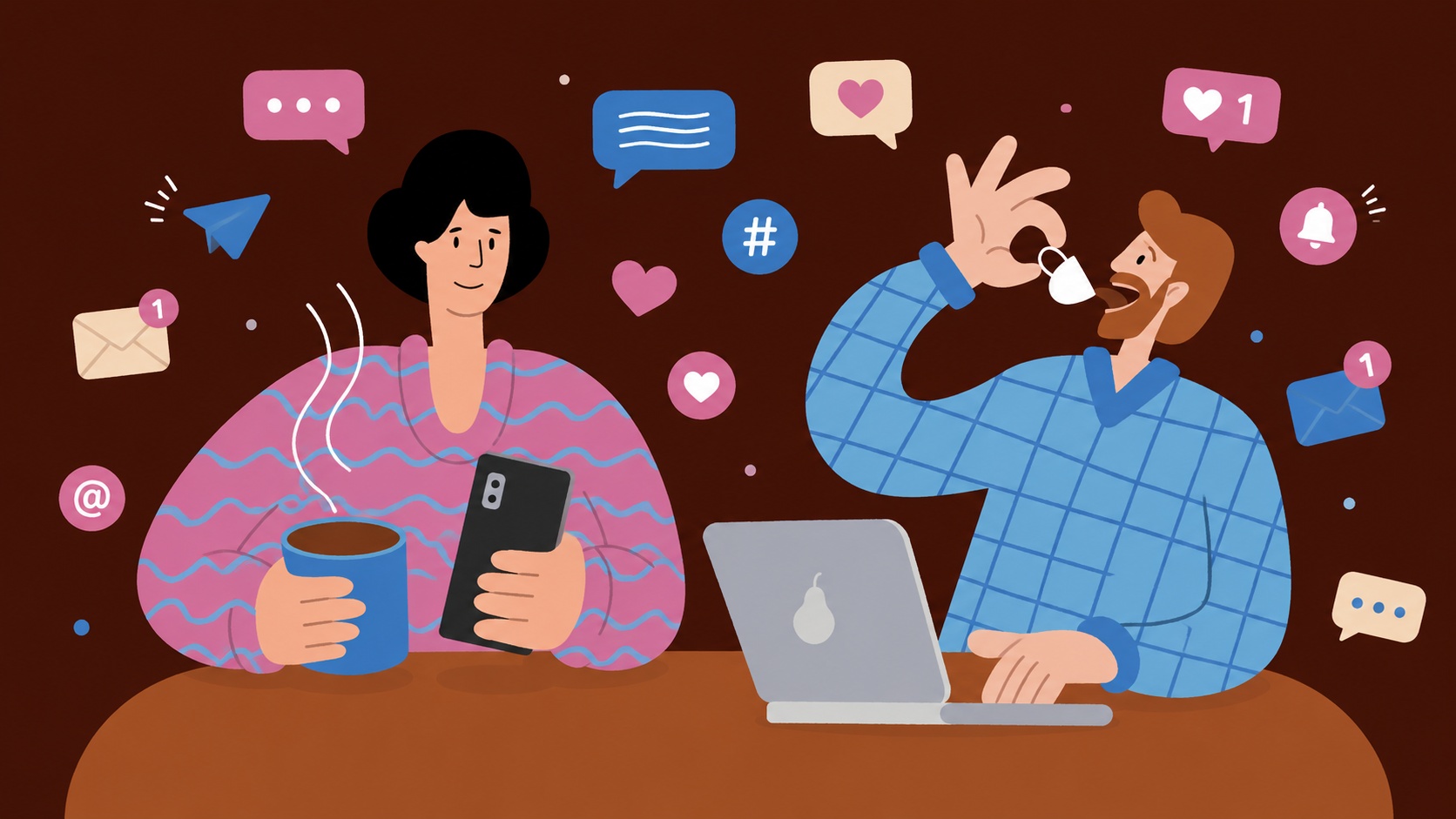 How many apps does one person depend on before breakfast?